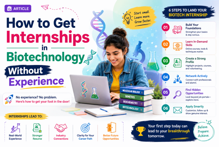 how to get internships in BioResire