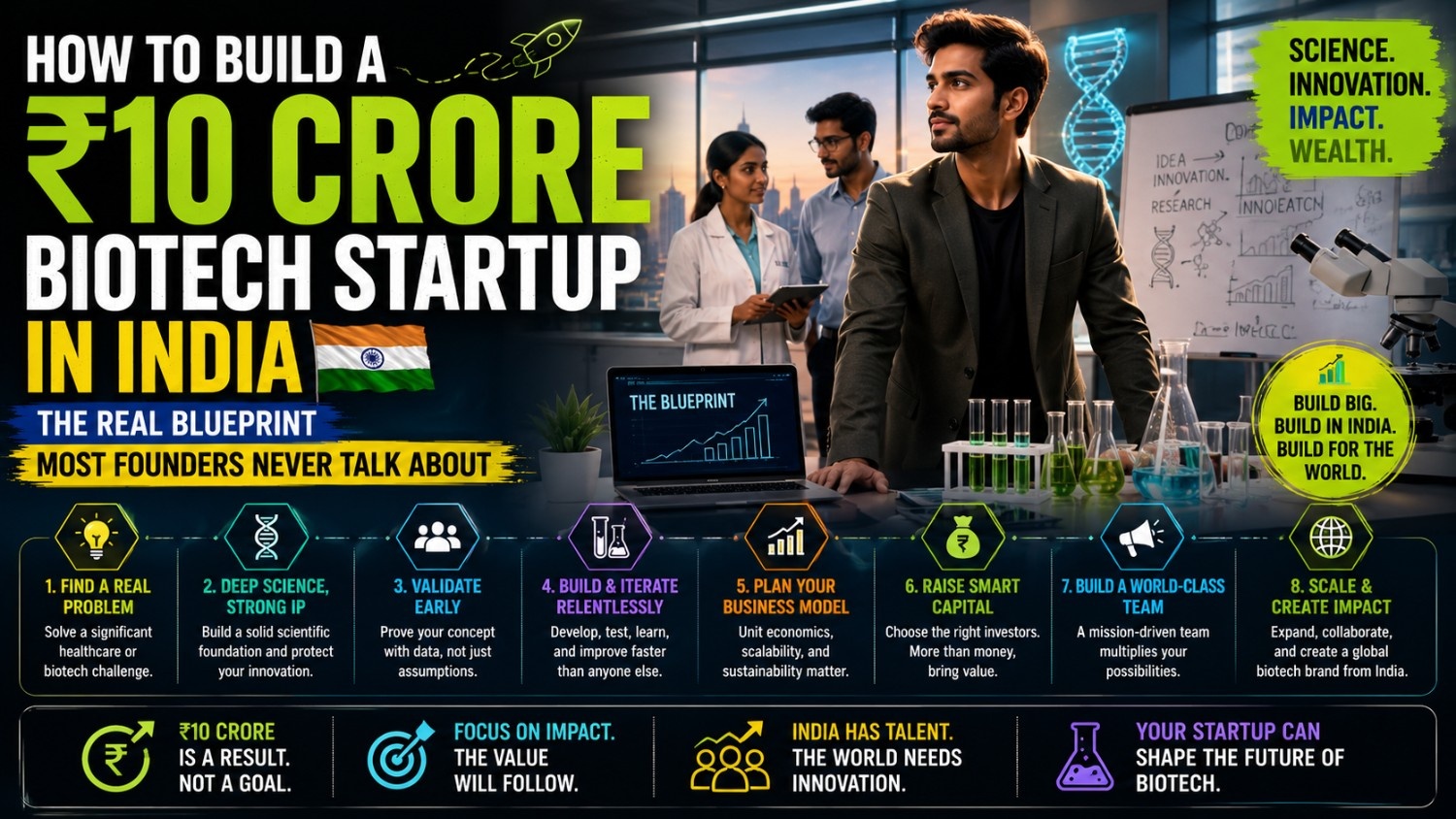 How to Build a ₹10 Crore Biotech Startup in India - The Real Blueprint ...