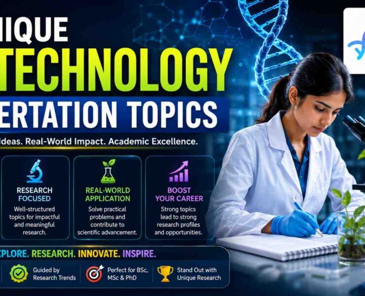 BioResire Biotechnology topics of dessertation
