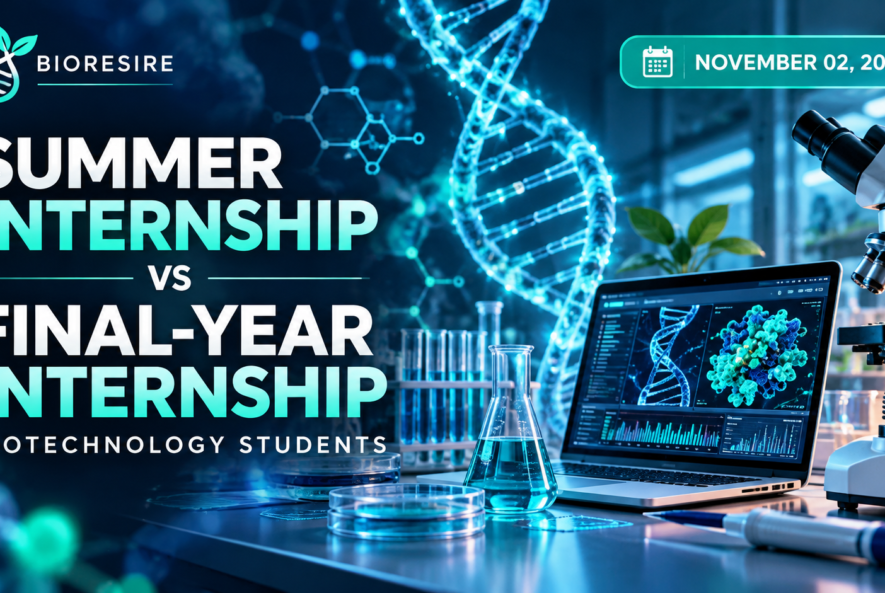 Summer Internship vs Final-Year Internship in Biotechnology