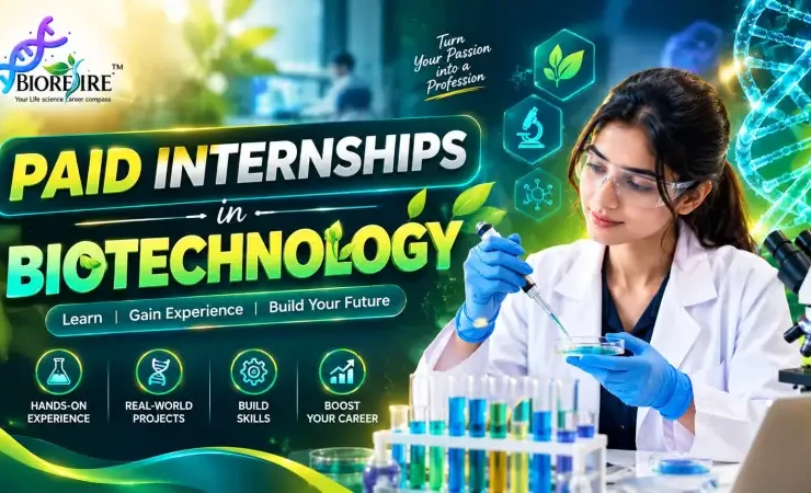 PAID INTERNSHIPS IN BIOTECHNOLGY