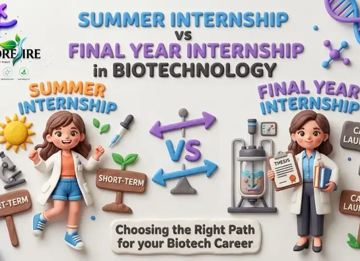 Summer Internship vs Final year Internship in Biotechnology